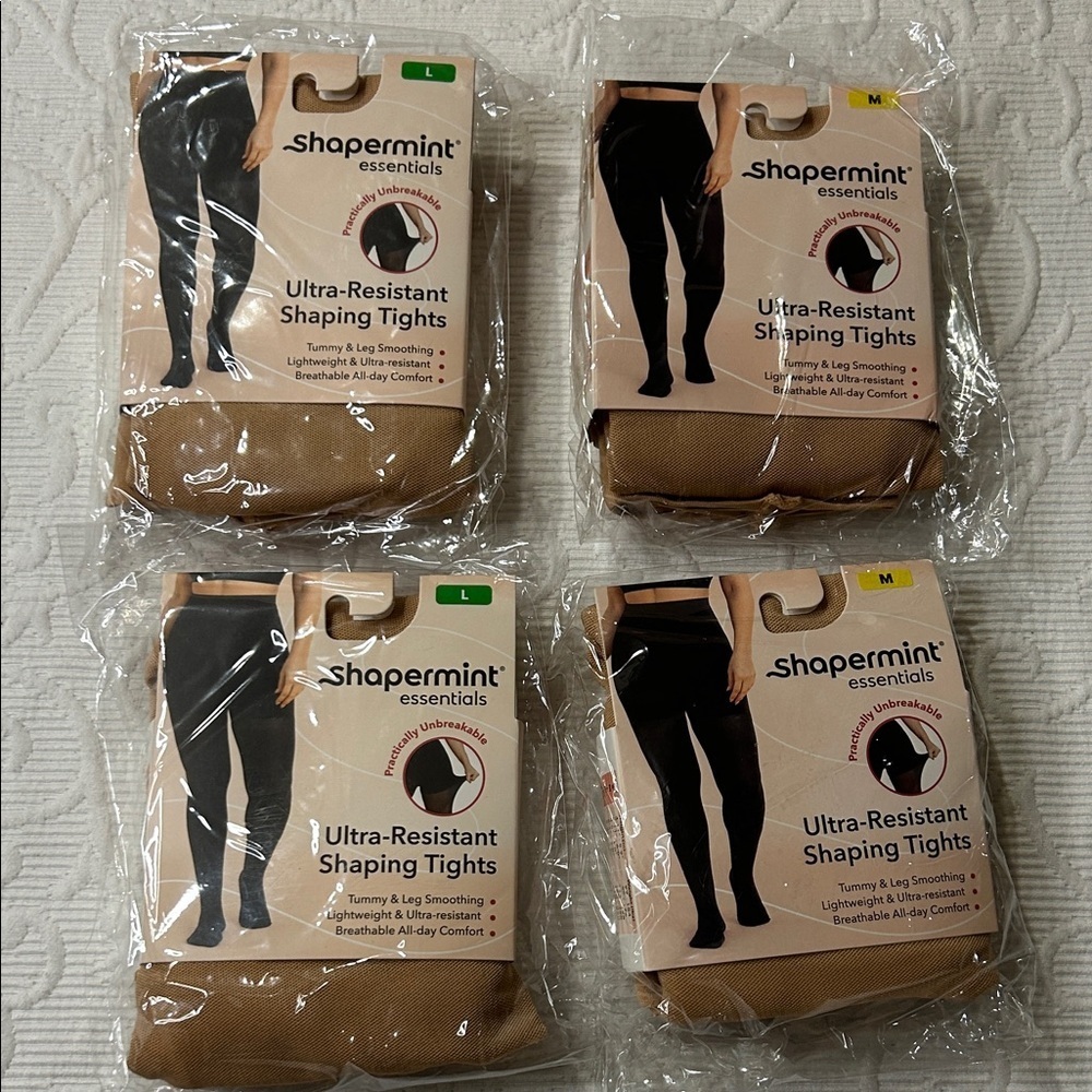 Shapermint Essentials Ultra-Resistant Shaping Tights. NEW. Sold Separately.